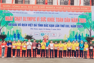 Bắc Kạn: Khai mạc Ngày chạy Olympic vì sức khỏe toàn dân và Giải vô địch Việt dã lần thứ XXI 0