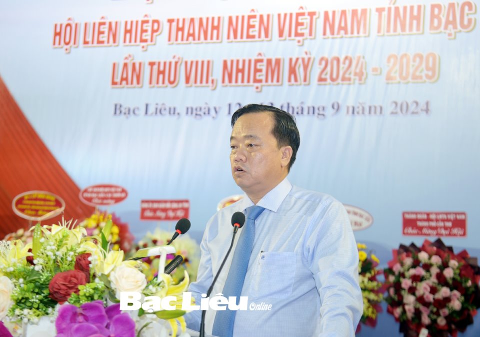 Đại hội đại biểu Hội LHTN Việt Nam tỉnh Bạc Liêu lần thứ VIII, nhiệm kỳ 2024 - 2029