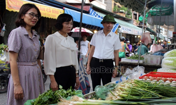 Sở Công Thương khảo sát tình hình cung ứng hàng hoá thiết yếu