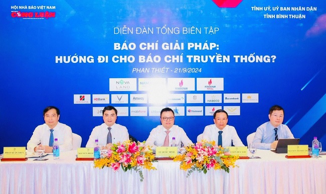 Khai mạc Diễn đàn Tổng Biên tập năm 2024: Báo chí giải pháp giúp báo chí chính thống khẳng định vị thế