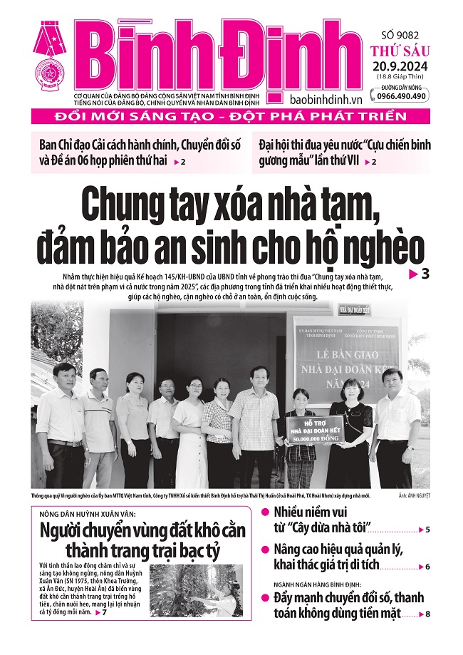 Báo in ngày 20.9.2024 (số 9082)