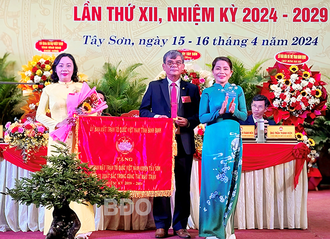 Đại hội đại biểu MTTQ Việt Nam huyện Tây Sơn lần thứ XII, nhiệm kỳ 2024 - 2029