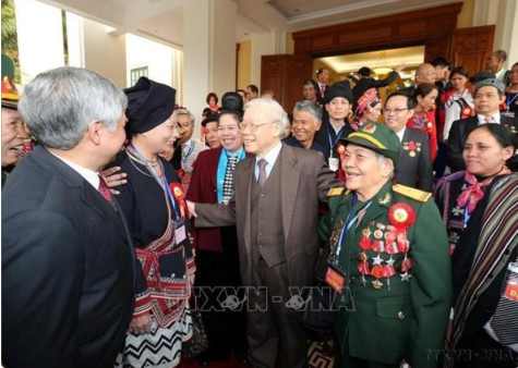 Vietnamese Party chief Nguyen Phu Trong an exemplary leader: former Lao leader