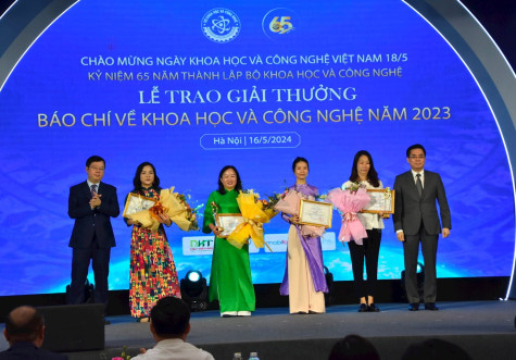 Giải báo chí khoa học và công nghệ 2023 phản ánh đậm nét các vấn đề thời sự ngành