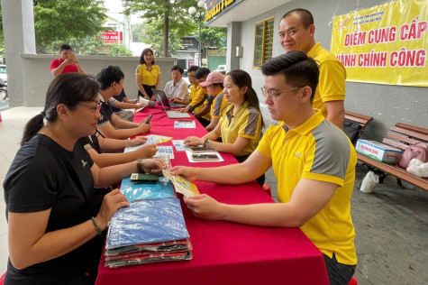 Provincial Post Office provides public administrative services to directly serve people