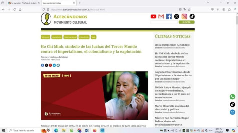 Argentine media heaps praise on President Ho Chi Minh