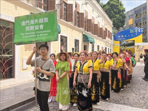 Vietnamese culture promoted at int'l parade in China’s Macau