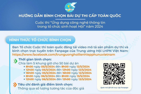 Hưởng ứng cuộc thi ứng dụng công nghệ thông tin trong hội viên hội phụ nữ