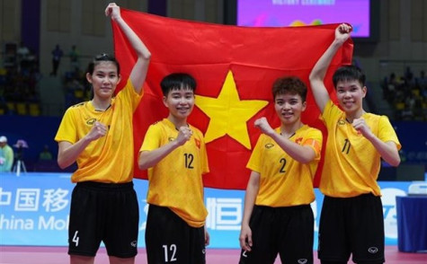 ASIAD 19: Women's sepak takraw team bring second gold medal to Vietnam 