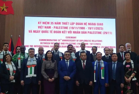 Vietnam, Palestine mark 35th anniversary of diplomatic relations 