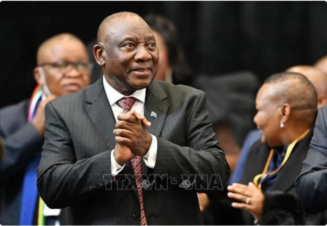 Party leader congratulates Cyril Ramaphosa on re-election as South African President