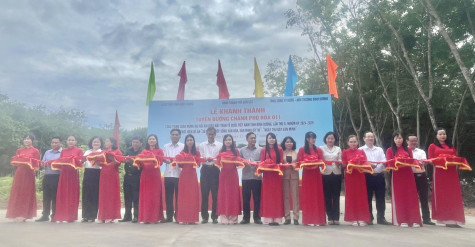 Inauguration of two works in celebration of the 10th congress of provincial FFC