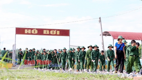 Bế mạc chương trình ‘Chúng em tập làm chiến sĩ’