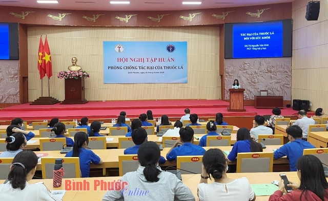 Tập huấn phòng, chống tác hại thuốc lá