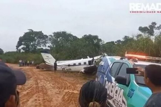 Máy bay du lịch rơi ở Brazil, toàn bộ hành khách thiệt mạng