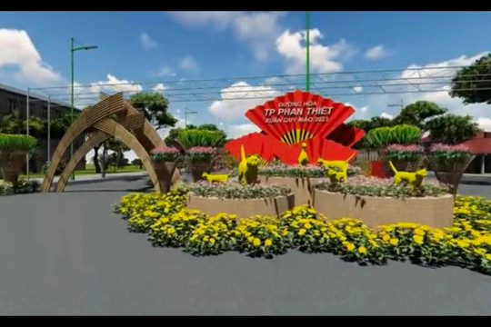 Phan Thiet: VND3 billion earmarked for Phan Thiet Spring flower street