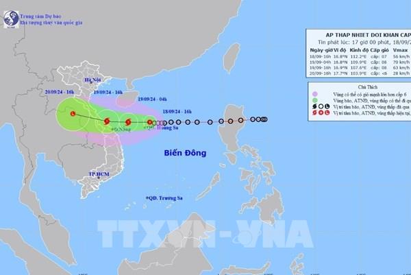 Áp thấp nhiệt đới mạnh lên thành bão trong 12 giờ tới