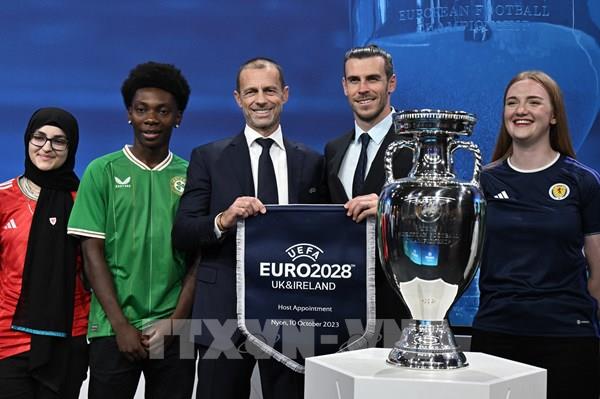 Anh và Ireland đăng cai EURO 2028