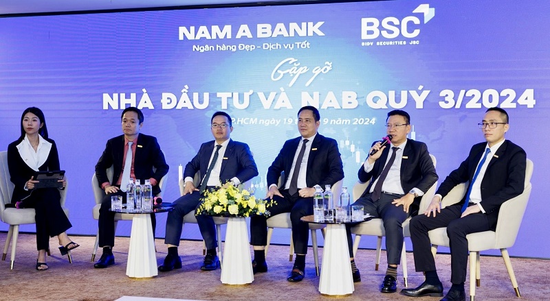 Nam A Bank gặp gỡ trực tuyến nhà đầu tư, sẵn sàng bứt phá trong những tháng cuối năm 2024