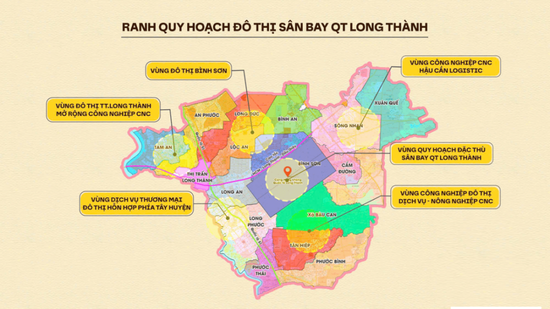 Thấy gì qua thi tuyển quốc tế đô thị Sân bay Long Thành diện tích hơn 57.000 ha?