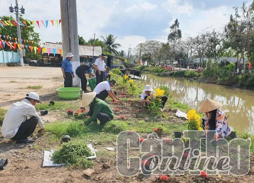 Thới Lai tăng tốc về đích xã nông thôn mới nâng cao