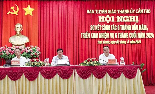 Ngành Tuyên giáo thành phố tiếp tục tham mưu cho cấp ủy đảng thực hiện tốt công tác xây dựng Đảng về chính trị, tư tưởng, đạo đức