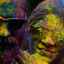 Colours abound during Hindu festival of Holi