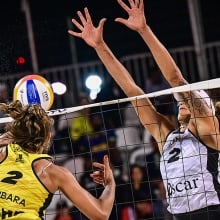 Canadian beach volleyballers Humana-Paredes, Wilkerson finish with silver in Doha