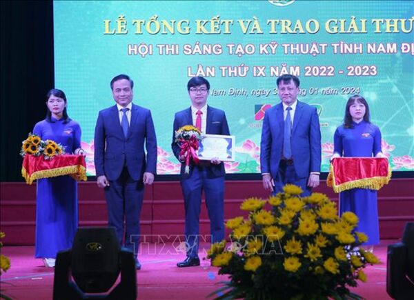 Trao giải Hội thi Sáng tạo kỹ thuật tỉnh Nam Định lần thứ IX