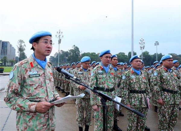 Đoàn kết, sáng tạo, khắc phục khó khăn để hoàn thành xuất sắc nhiệm vụ gìn giữ hòa bình