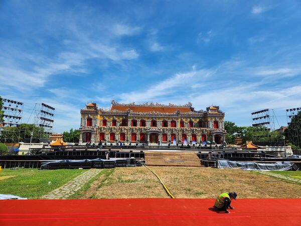 Sẵn sàng cho Tuần lễ Festival nghệ thuật quốc tế Huế 2024