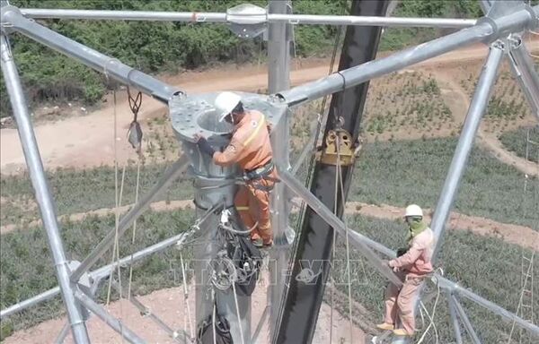 Tuổi trẻ hỗ trợ đẩy nhanh tiến độ thi công đường dây 500kV mạch 3