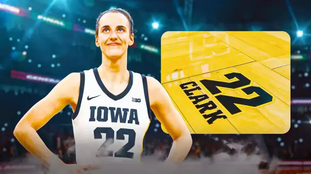 Caitlin Clark's humble reaction to Iowa women's basketball court tribute