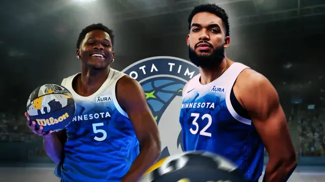 Karl-Anthony Towns của Timberwolves trở thành hiện thực khi chia sẻ sự chú ý với Anthony Edwards