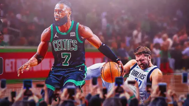 Jaylen Brown của Celtics làm Luka Doncic xấu hổ, đánh rơi ngôi sao Mavericks bằng cú crossover khó chịu