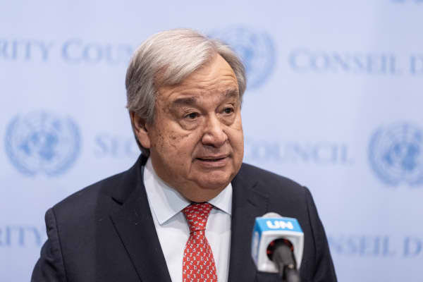 UN chief urges massive Gaza aid flow, sees 'dramatic starvation'