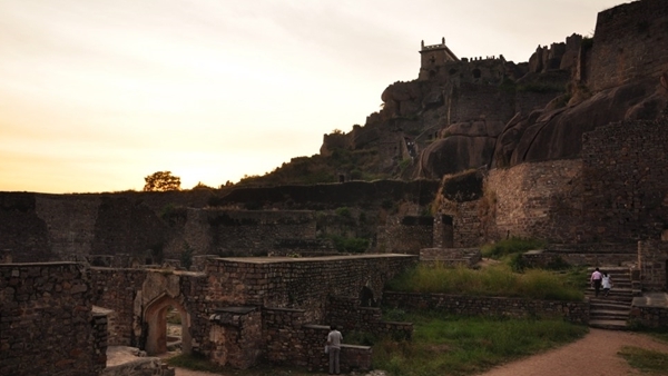 Hoàng hôn ở pháo đài Golconda