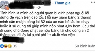 Cẩn trọng với dịch vụ cho thuê giấy phép lái xe