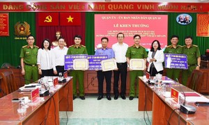 Quận 10: Khen thưởng các đơn vị xuất sắc trong đấu tranh phòng chống tội phạm