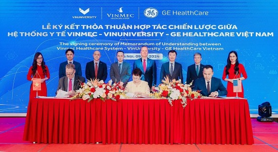 Vinmec – VinUni - GE HealthCare hợp tác đào tạo thực hành y khoa chuẩn quốc tế