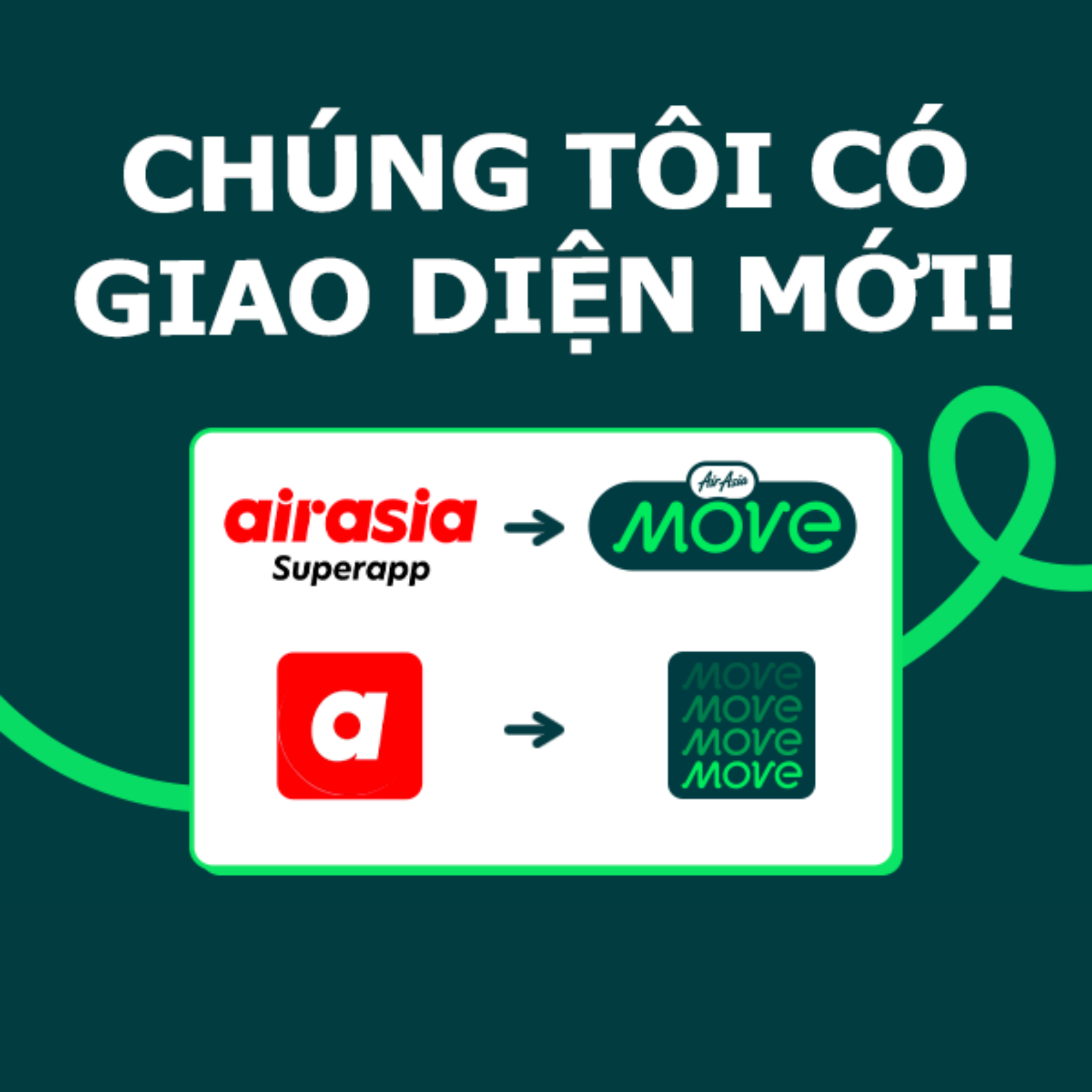 AirAsia MOVE ra mắt giao diện mới