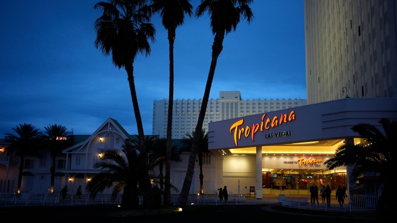 After welcoming guests for 67 years, the Tropicana Las Vegas casino's final day has arrived