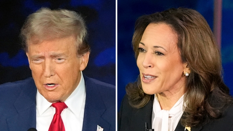 Kamala Harris đã chống lại Donald Thump trong cuộc tranh luận về chiến tranh