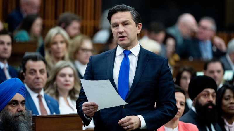 Poilievre-led attempt to bring down Trudeau minority over carbon tax fails