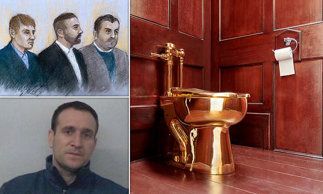 Thief admits stealing 18-carat gold toilet worth £4.8m from Blenheim Palace - as three other men appear in court to deny charges related to the theft