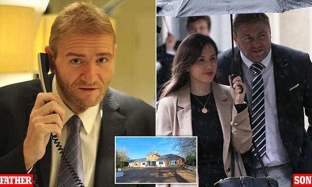 Towel tycoon, 60, who made headlines with Britain's 'most toxic divorce' is now suing his SON in fight over £2million mansion they both claim they own