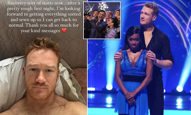 Dancing On Ice star Greg Rutherford gives health update after shock withdrawal from final due to a major injury