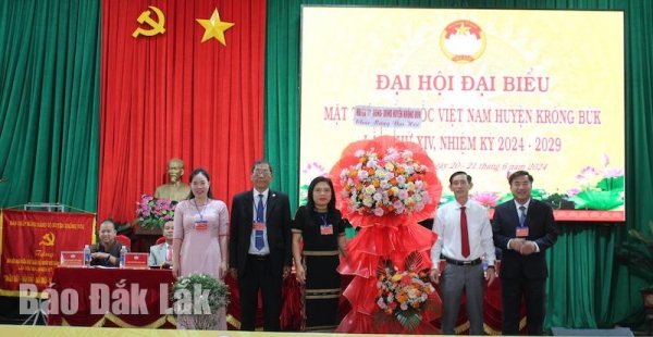 Đại hội đại biểu Mặt trận Tổ quốc Việt Nam huyện Krông Búk lần thứ XIV, nhiệm kỳ 2024 - 2029