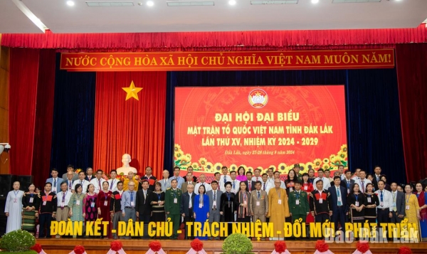 Đại hội đại biểu Mặt trận Tổ quốc Việt Nam tỉnh khóa XV, nhiệm kỳ 2024 - 2029