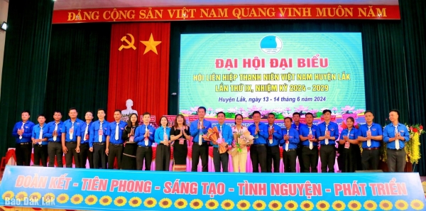 Đại hội đại biểu Hội LHTN Việt Nam huyện Lắk lần thứ IX